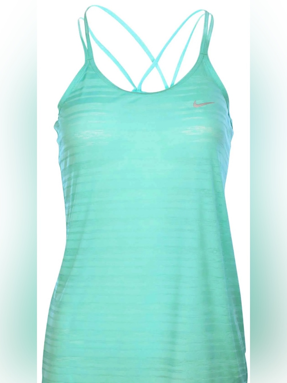 Nike Women's Dri-Fit Strappy Breeze Running Tank Top - L